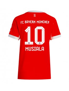 Billige Bayern Munich Jamal Musiala #10 Hjemmedrakt Dame 2025-26 Kortermet